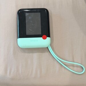 Polaroid Aqua and Black Instant Camera